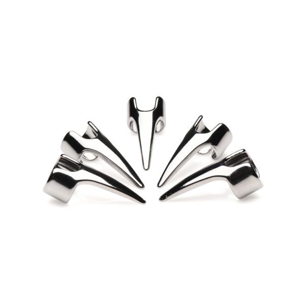 XR Brands Clawed - Anillos para juego de sensaciones - 5 piezas