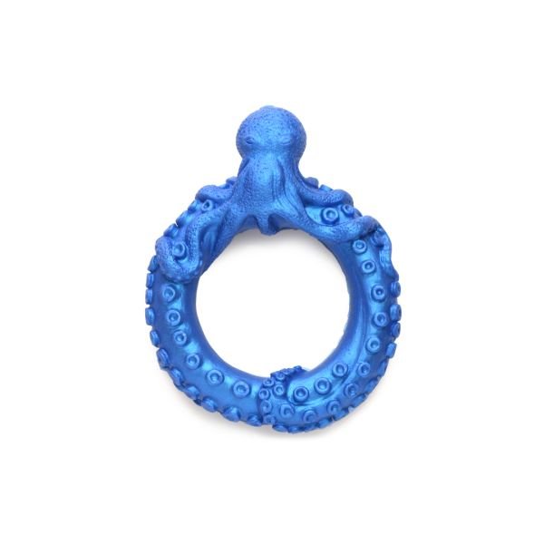 XR Brands Poseidon's Octo-Ring - Cockring de silicona - Azul