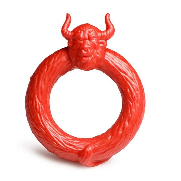 XR Brands Beast Mode - Cockring de silicona - Rojo