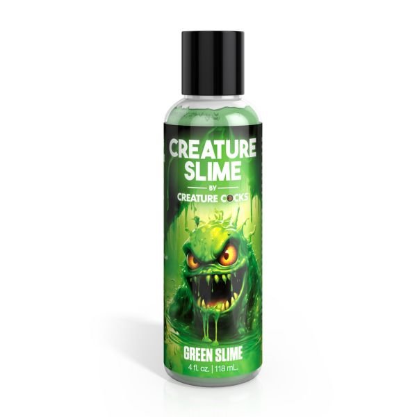 XR Brands Creature Slime - Slime verde - Lubricante base agua - 118 ml
