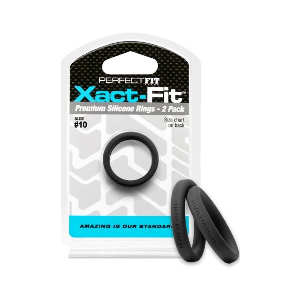 PerfectFitBrand #10 Xact-Fit - Pack de 2 cockrings