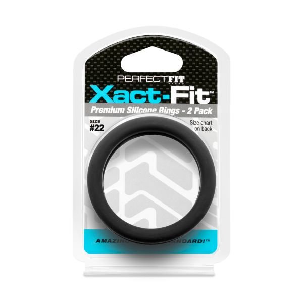 PerfectFitBrand #22 Xact-Fit - Pack de 2 cockrings