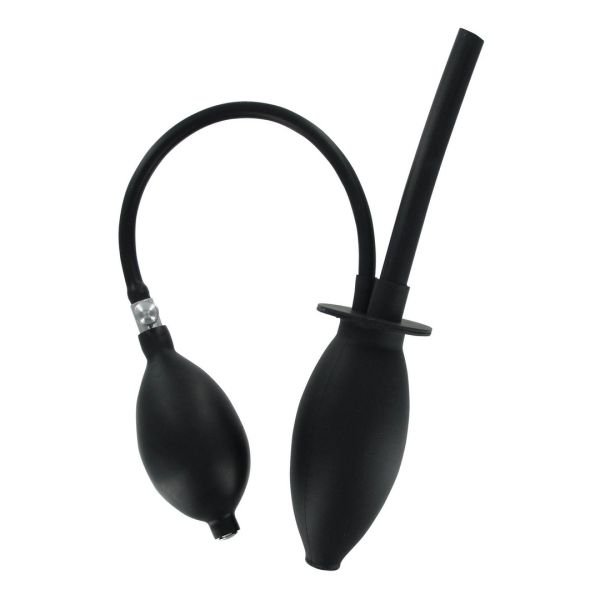 XR Brands Plug de enema hinchable de silicona