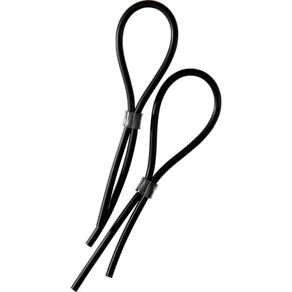 ElectraStim Anillos de goma ajustables para pene y escroto