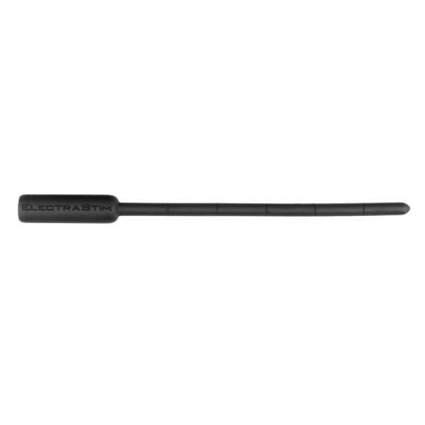 ElectraStim Silicone Noir - Sonda uretral flexible - 7mm - Negro