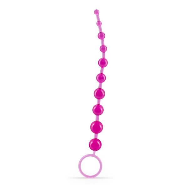 Crushious Basic Bolas anales - Cadena de 10 bolas - Rosa