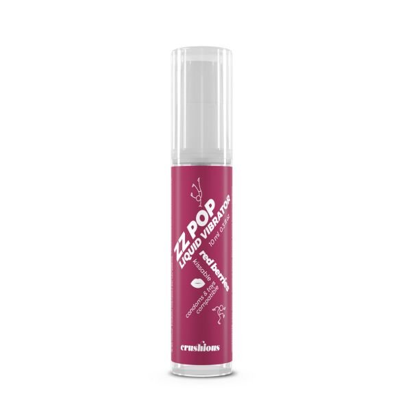 Crushious ZZ Pop - Vibrador líquido besable - Frutos rojos - 10 ml
