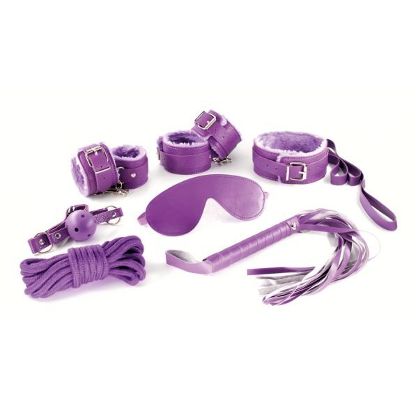 Crushious Dungeons and Maidens - Kit BDSM de 8 piezas - Morado