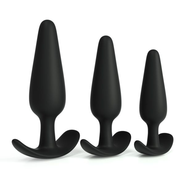 Crushious Kit de Entrenamiento Anal Tic Tac Toe - Negro