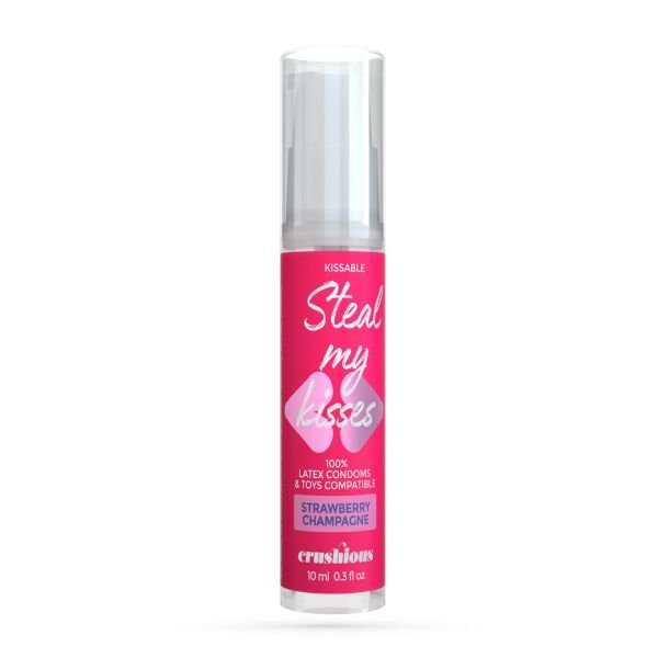 Crushious Steal My Kisses - Lubricante - Sabor fresa con champán - 10 ml