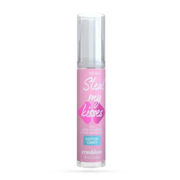 Crushious Steal My Kisses - Lubricante - Sabor algodón de azúcar - 10 ml