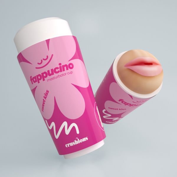 Crushious Fappucino Sweet Kiss - Vaso masturbador oral - Rosa