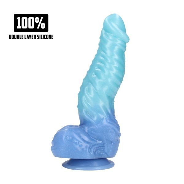 Fiction Cocks Deep Sea Hydra - Dildo de silicona - Azul