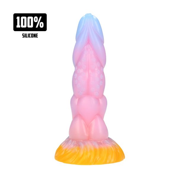 Fiction Cocks Rainbow Canine - Plug anal de silicona - Arcoíris