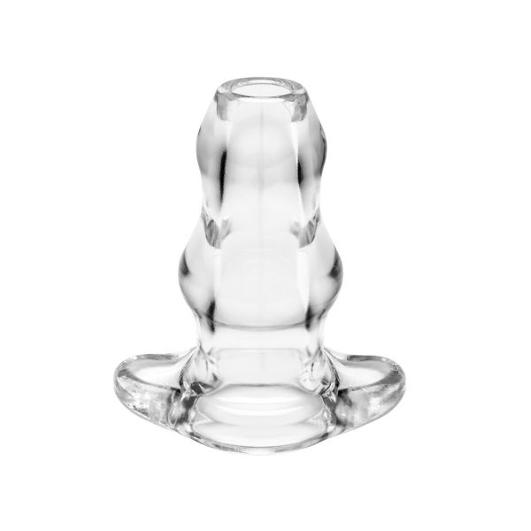 PerfectFitBrand Double Tunnel Plug - Plug anal hueco - M - Transparente
