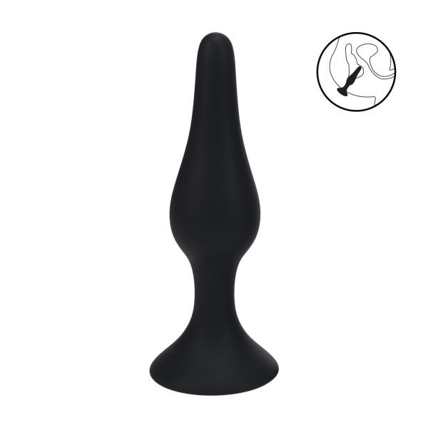Levelz Slim Plug anal de silicona - XL - Negro