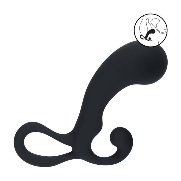 Levelz Bulb with Loop Masajeador de próstata de silicona - M - Negro