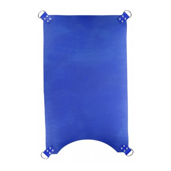 Mr. Sling Sling de cuero con 4 puntos - Azul