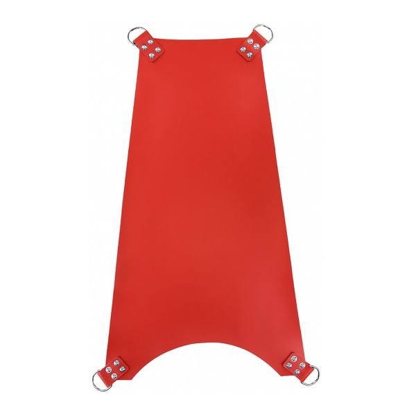Mr. Sling Sling de cuero ajustado con 4 puntos - Rojo