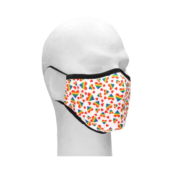 Masks by Shots Hearts Face Mask