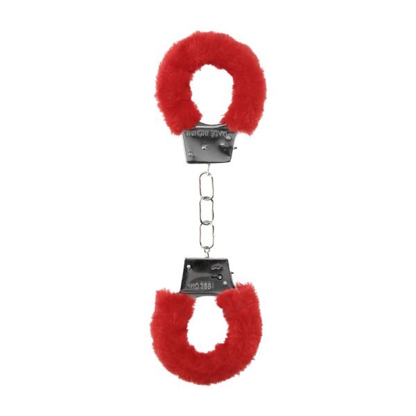 Ouch! Esposas con pelo para principiantes - Rojo