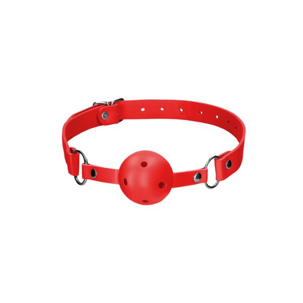 Ouch! Mordaza de bola - Rojo
