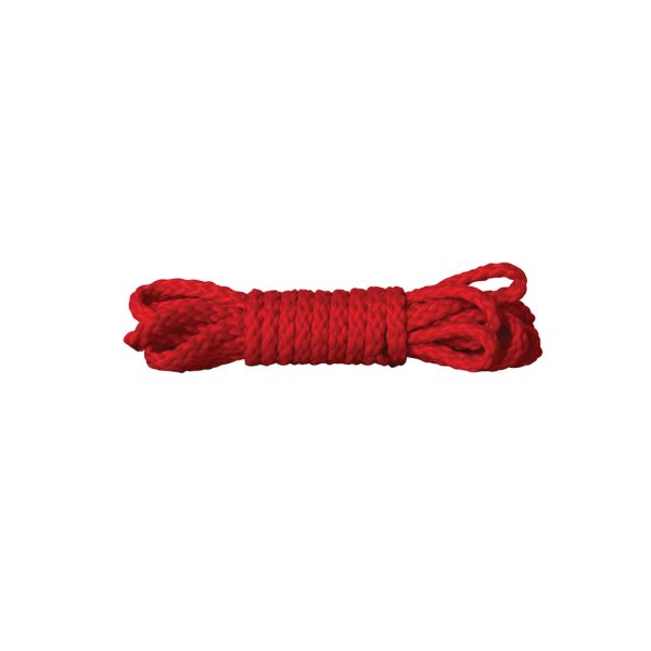 Ouch! Cuerda Kinbaku mini - 1,5 m - Rojo