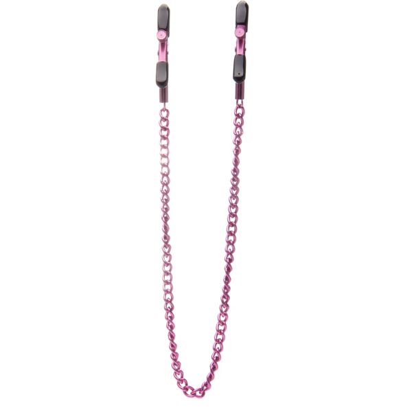 Ouch! Pinzas para pezones ajustables con cadena