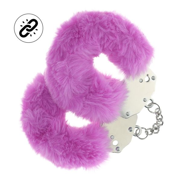 Ouch! Esposas de peluche reforzadas - Morado