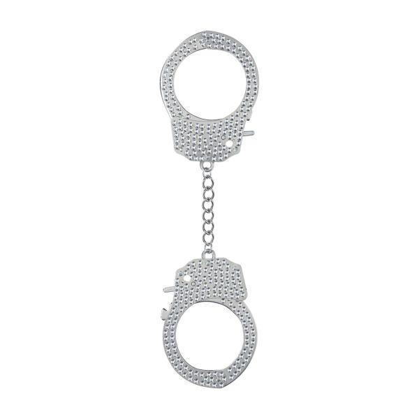 Ouch! - Esposas Heavy-Duty Diamond acero plateado