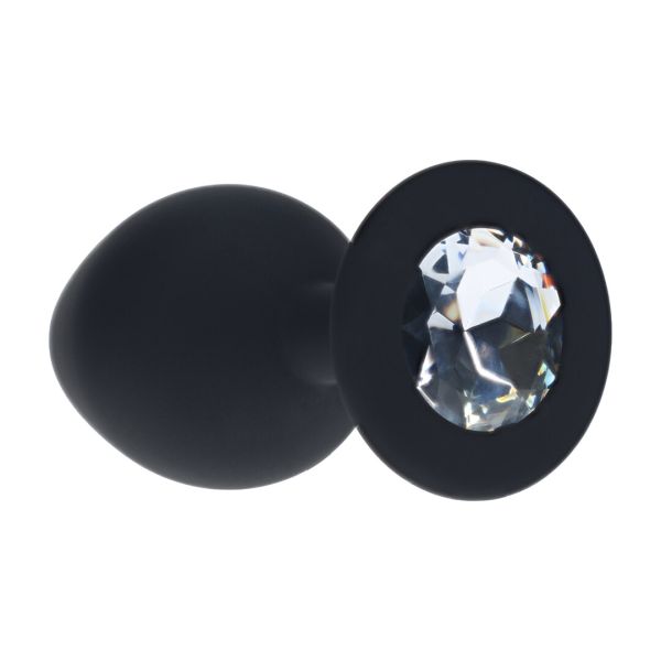 Ouch! Plug anal Diamond intercambiable Talla Media - Negro
