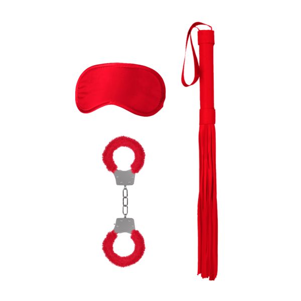 Ouch! Kit de bondage de iniciación #1 - Rojo