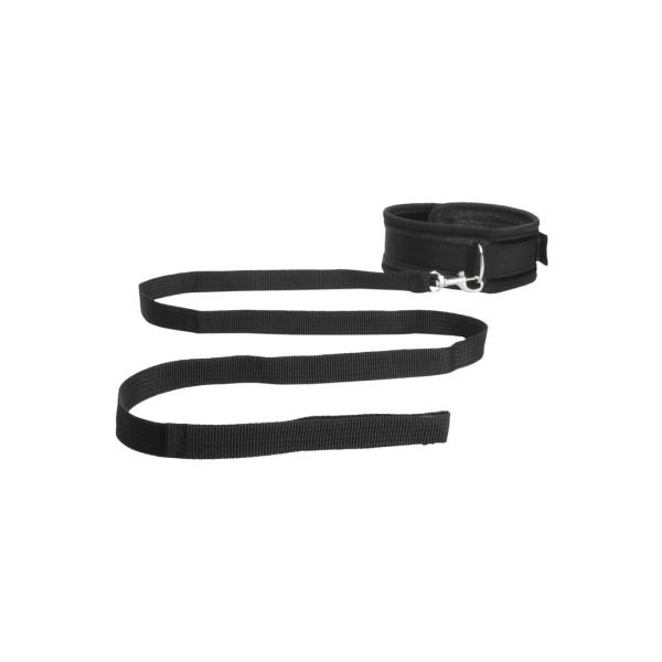 Ouch! Collar ajustable de terciopelo con correa