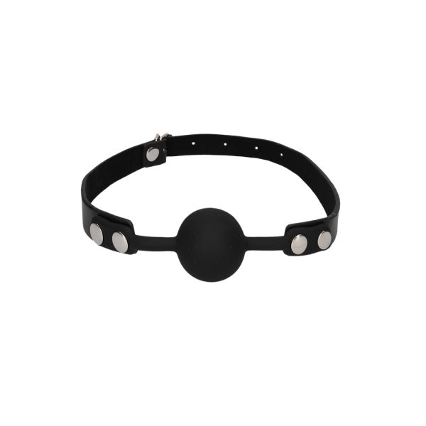 Ouch! Mordaza de bola de silicona - OU676BLK