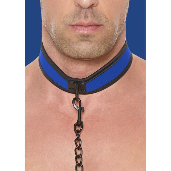 Ouch! Collar Puppy Play neopreno con correa