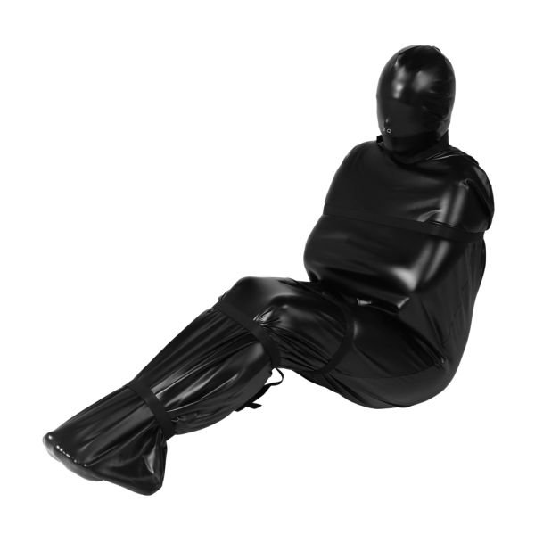 Ouch! Bolsa de cuerpo bondage con correas de nylon - Negro
