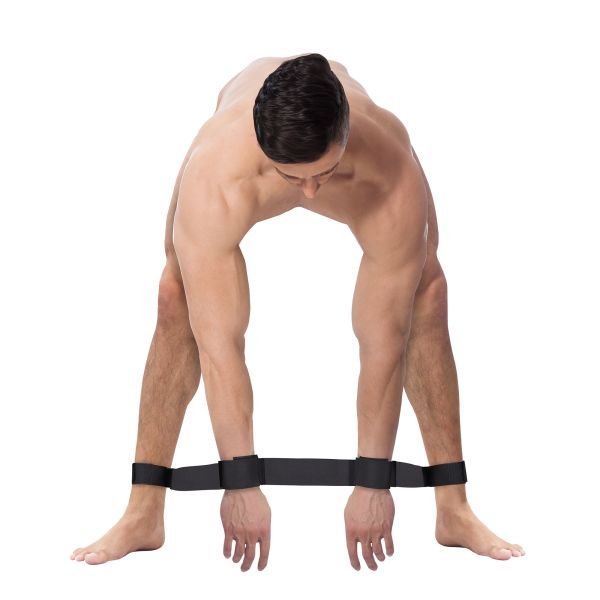 Ouch! Set de ataduras ajustables para manos y tobillos - Negro