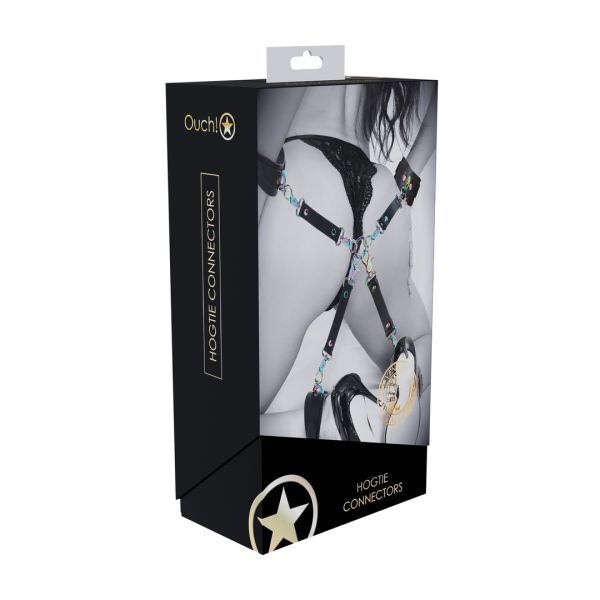 Ouch! Venice Collection - Conectores hogtie - Negro