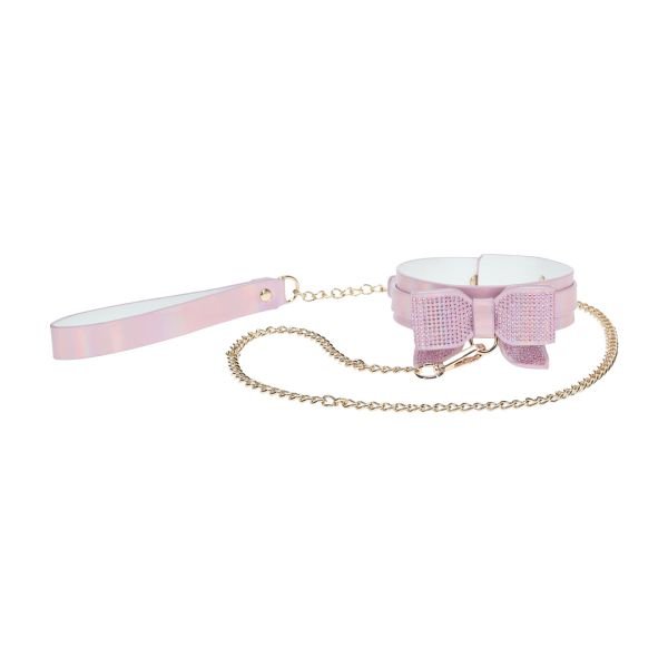 Ouch! Paris Collection - Collar con correa - Rosa