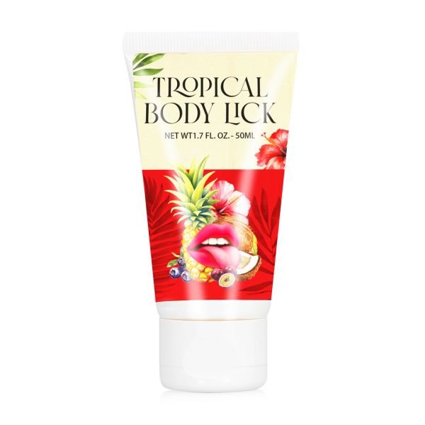 Pharmquests Body Lick - Gel corporal comestible - Tropical - 50 ml