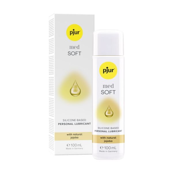 Pjur Med Soft - Lubricante de silicona con jojoba natural - 100 ml