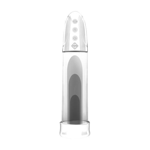 Pumped Automatic Luv - Bomba de pene automática recargable - Transparente