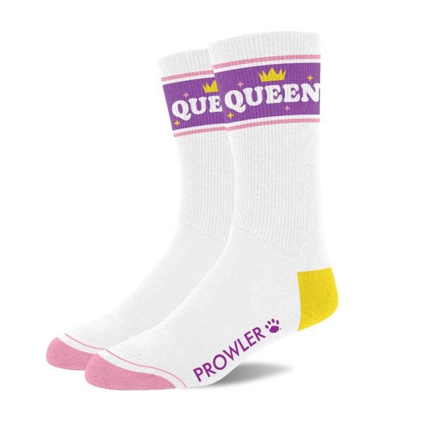 Prowler Calcetines Queen - Blanco/Morado