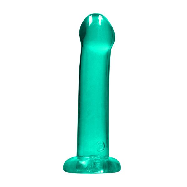 RealRock Dildo no realista con ventosa - 17 cm - Turquesa