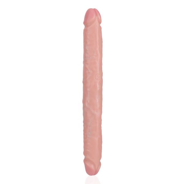 RealRock Slim Dildo doble - 30,5 cm - Carne