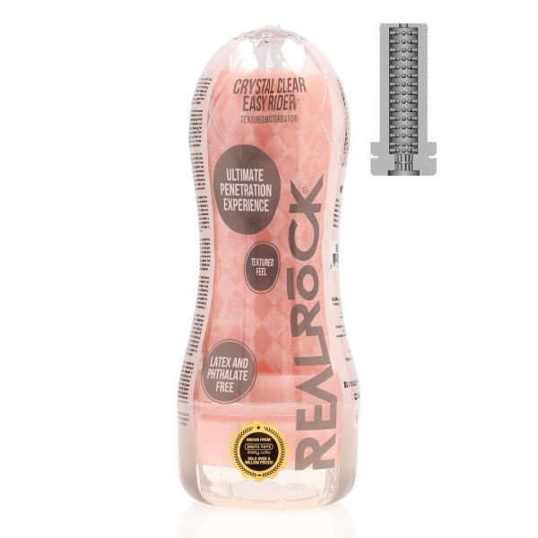 RealRock Easy Rider - Masturbador texturizado - Color carne