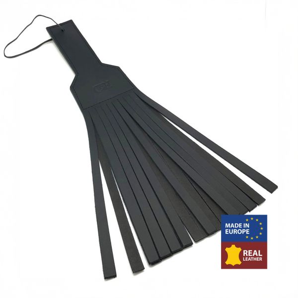Red Leather Pala de cuero - 45 cm - Negro