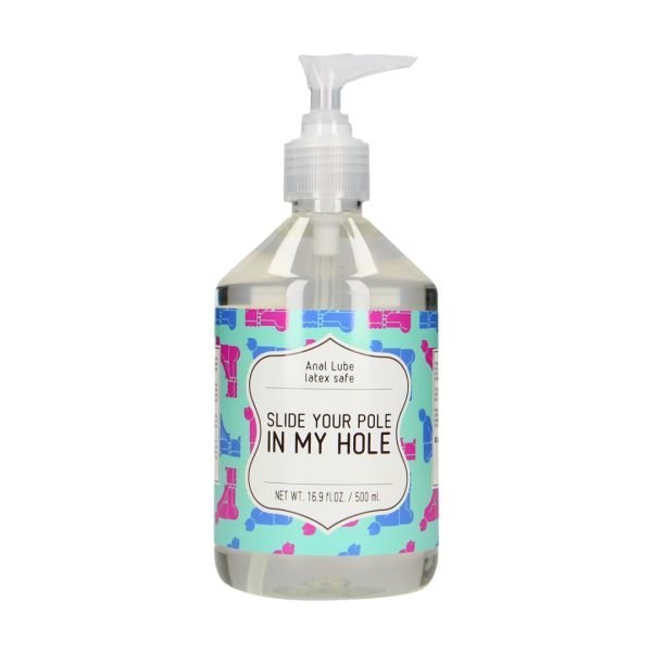 S-Line Slide Your Pole In My Hole - Lubricante base agua - 500 ml
