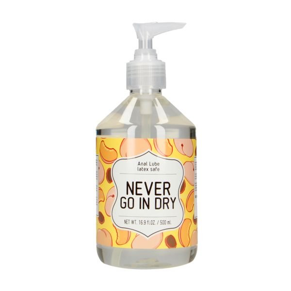 S-Line Never Go In Dry - Lubricante anal base agua - 500 ml