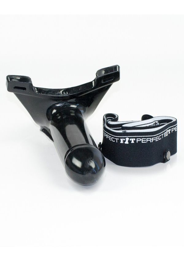 PerfectFitBrand Armor Knight Strap-on dildo - 15 cm, Negro